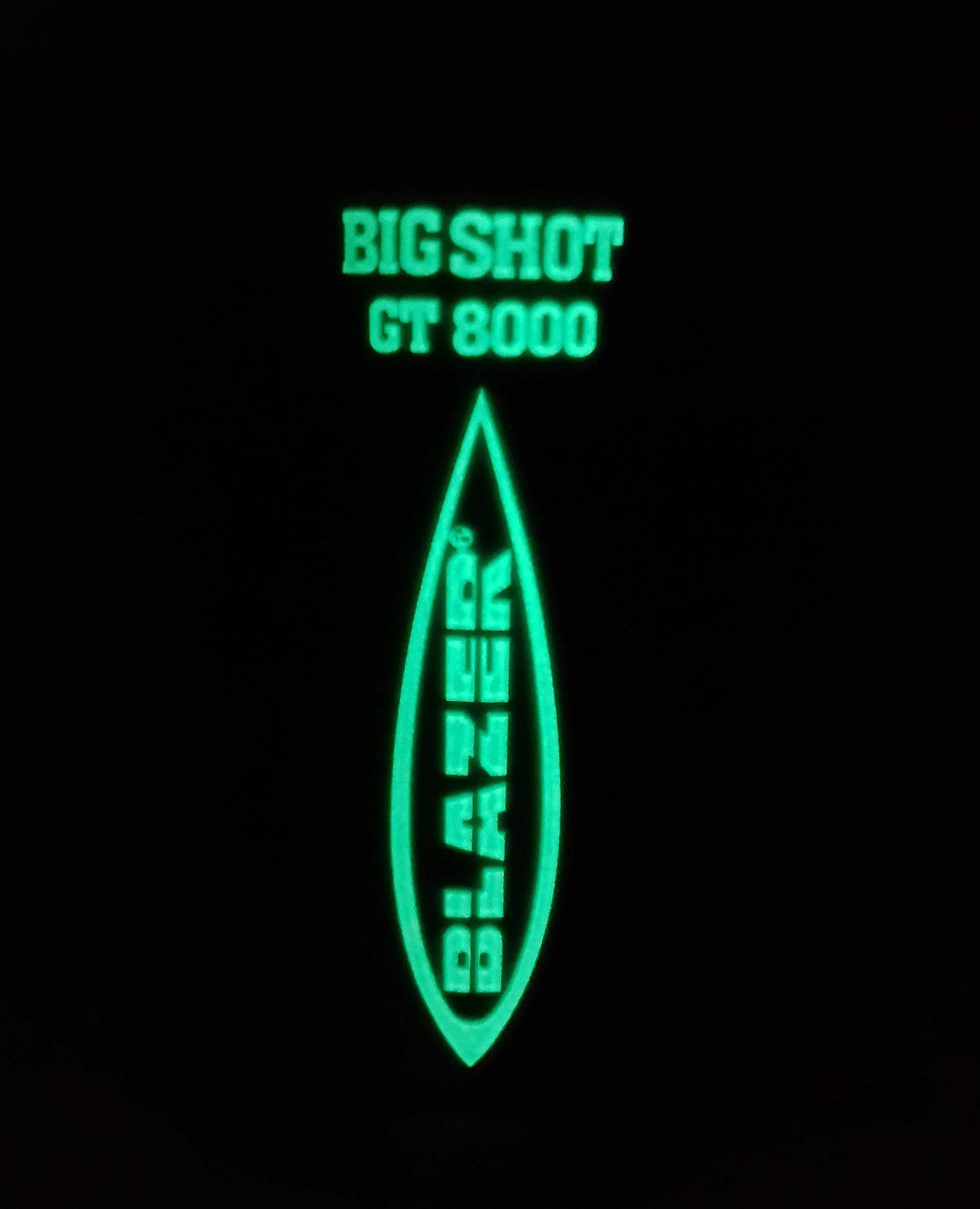 Blazer Big Shot GT8000 Teal Glow Logo