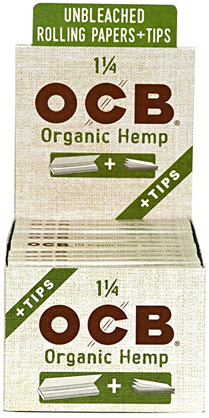 OCB Organic Hemp 1 1\4 Rolling Papers & Tips