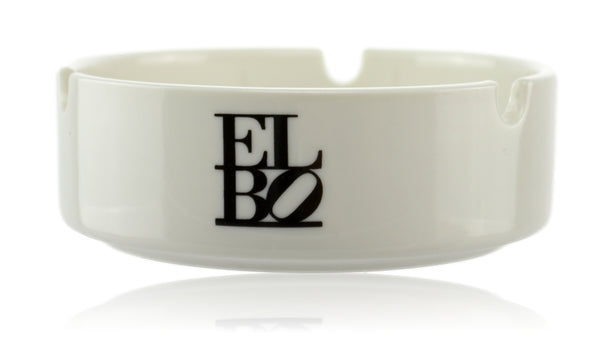 ELBO White Ceramic Ashtray