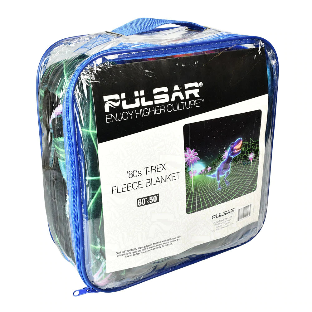 Pulsar Fleece Throw Blanket 80s T-Rex
