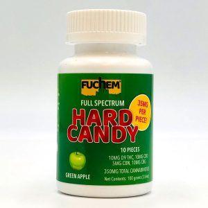 D8 PRO Fuchem Delta 9 Hard Candy Green Apple 350mg