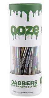 OOZE Stainless Steel Dabbers w/Silicone Sleeves