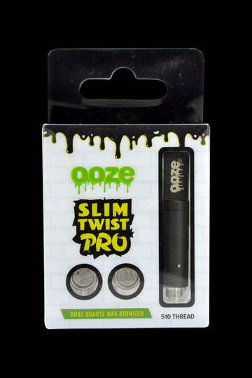 OOZE Slim Twist Pro Wax Atomizer Black
