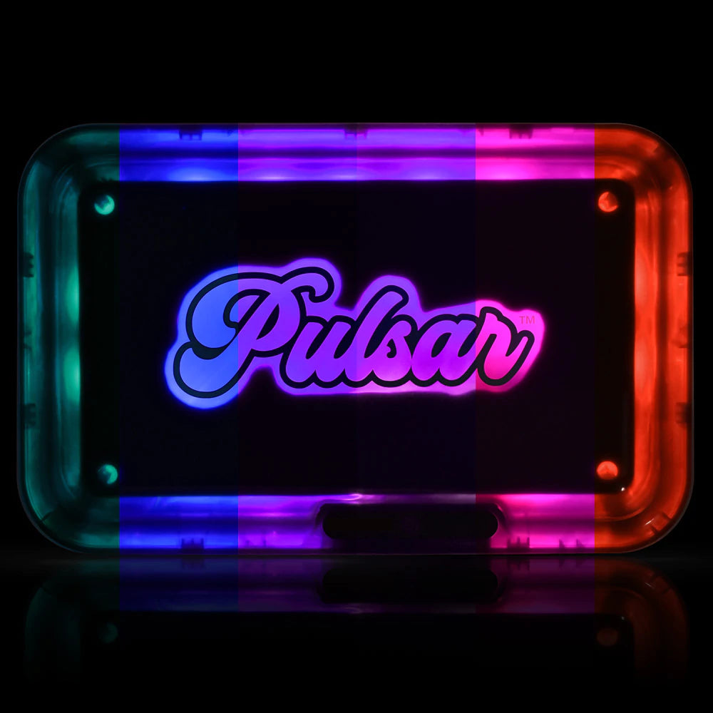 Pulsar Glow LED Rolling Tray Purple