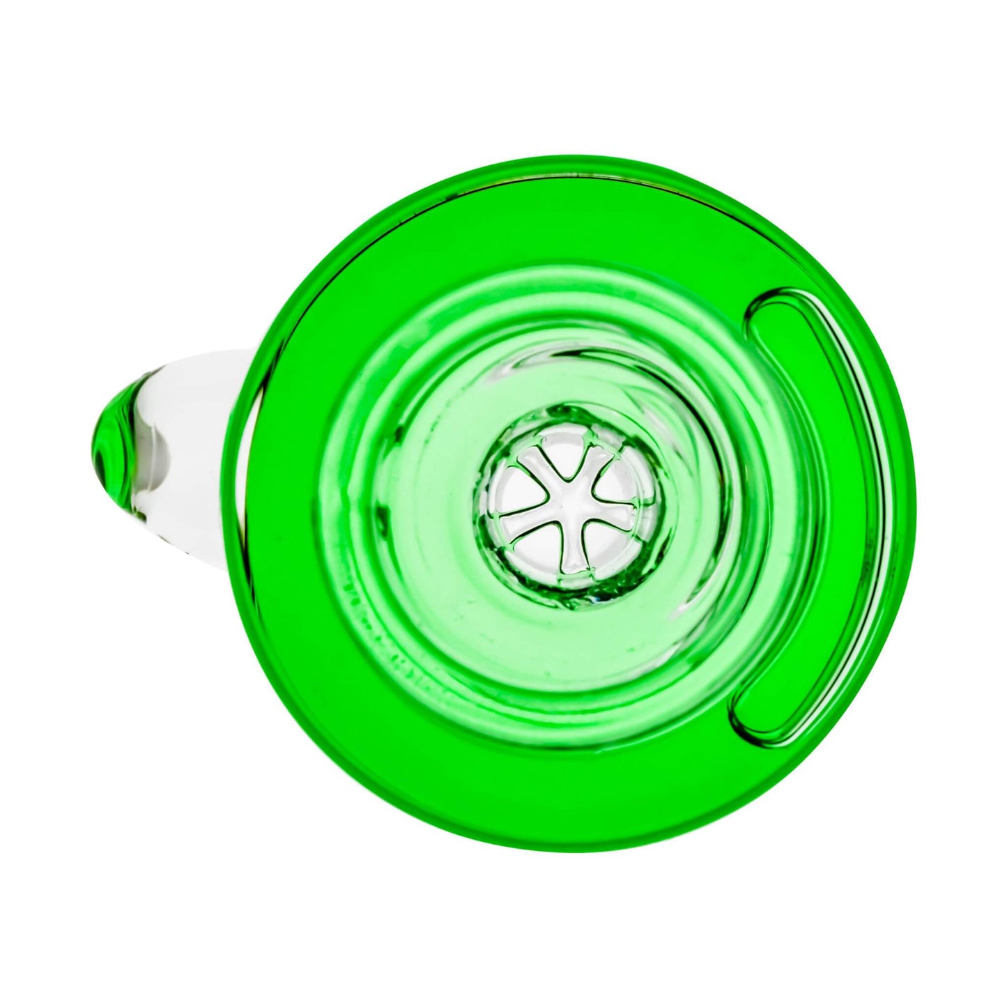 14mm Glycerin Bowl w/screen Green